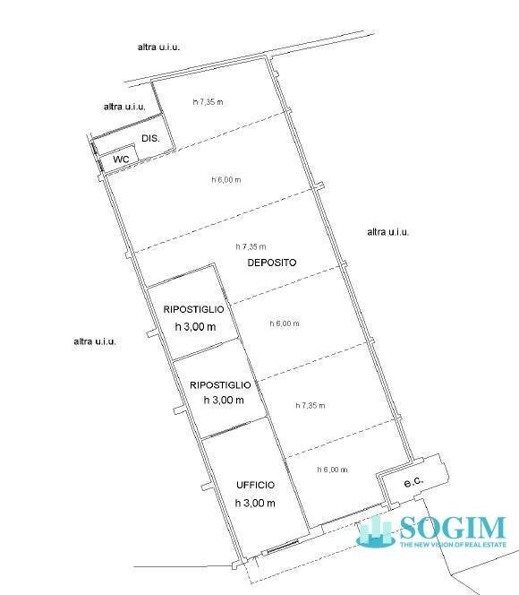 Foto 23 - Capannone Via carlo Bianchi, Inverigo - planimetria 1