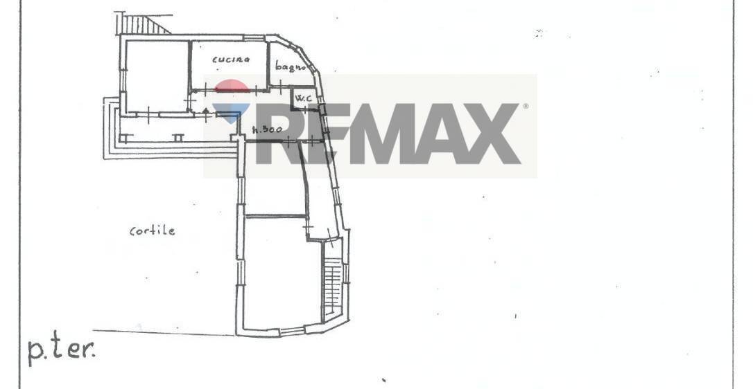 Pianta 2D - Trilocale via Strigini
 
1, Ameno - planimetria 1