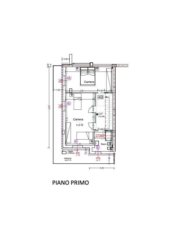 Foto 24 - Appartamento via tarlati, Arezzo - planimetria 1