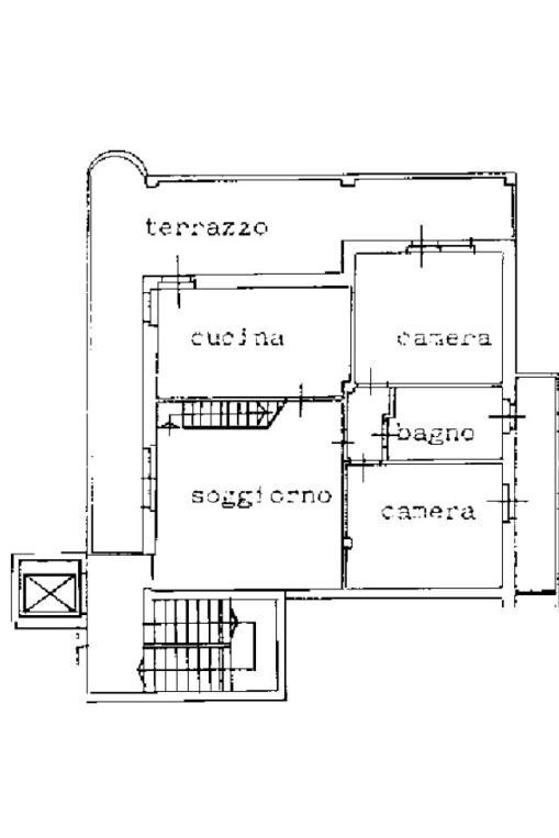 Appartamento via Giovan Battista Quadrone, 26, Mondovì - planimetria 1