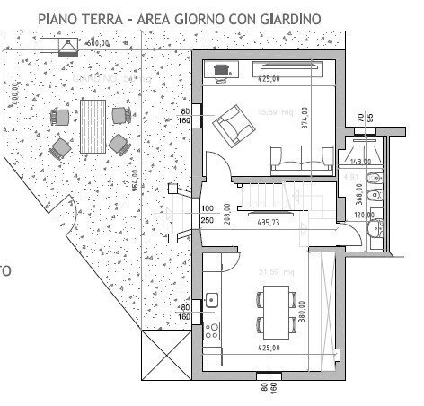 Quadrilocale via Domenico Biancolelli, Bologna (zona Borgo Panigale) - planimetria 1
