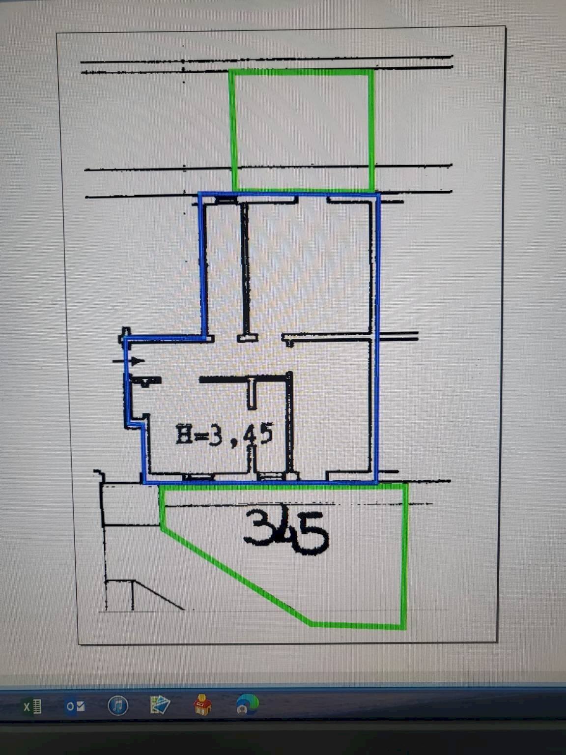 Trilocale Bologna (zona Bolognina) - planimetria 1