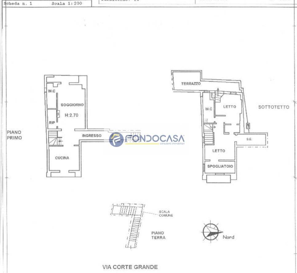 Foto 37 - Quadrilocale Via Corte Grande
 
31, Galatone - planimetria 1