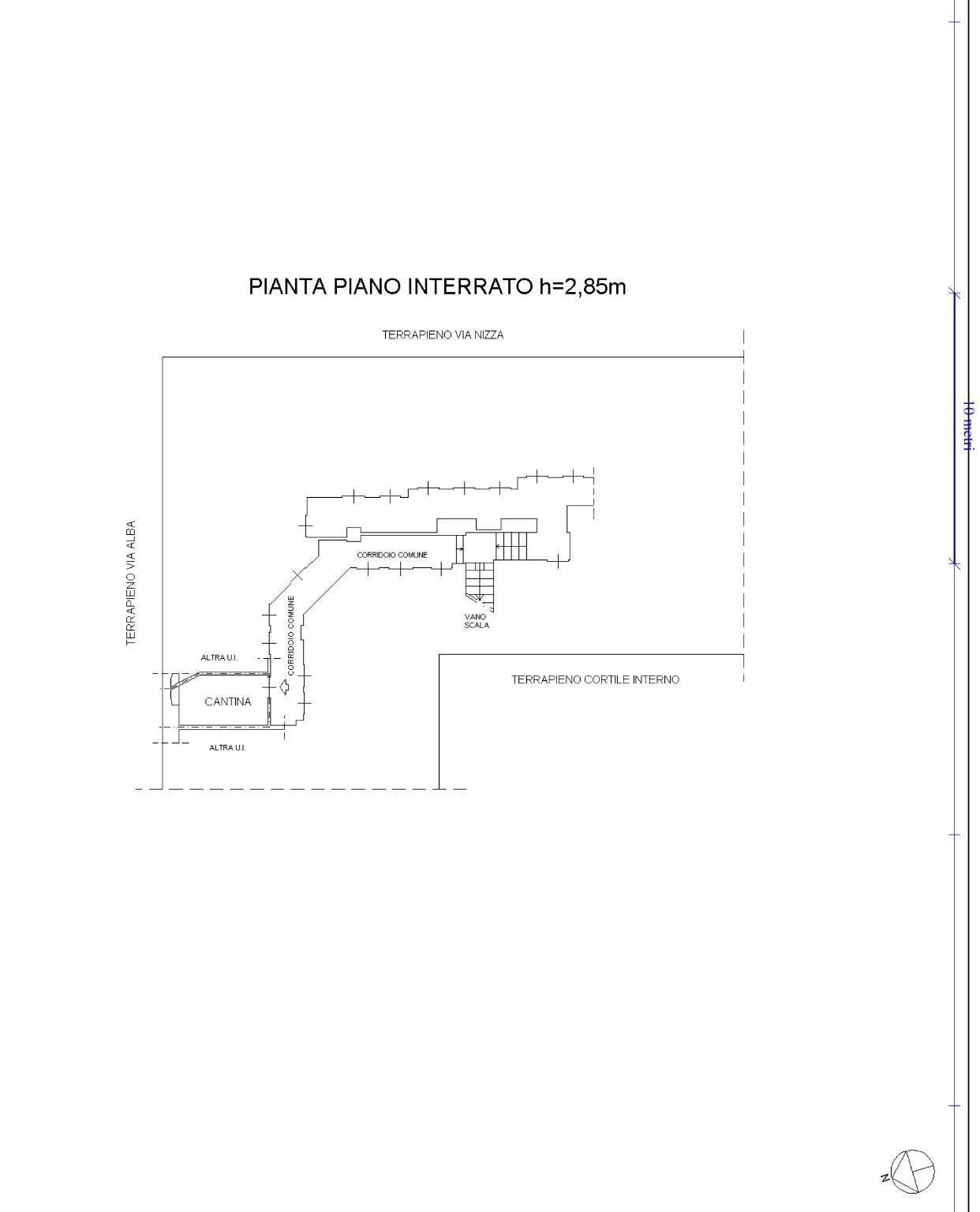 Bilocale via Alba, 1, Torino (zona Lingotto) - planimetria 1