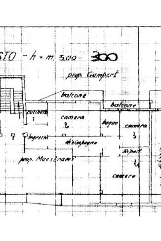 Four-room apartment via Francesco Baracca, Bologna (neighborhood Saffi) - floor plans 1