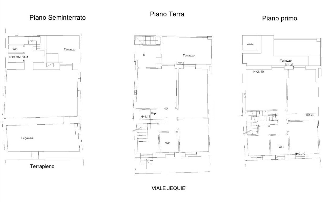 Independent house viale Jequiè, 26, Trecchina - floor plans 1