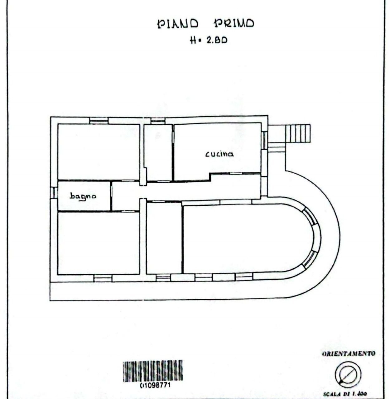 Apartment via Sant' Elena, 16, Trecchina - floor plans 1