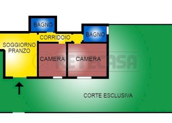 Planimetria Retecasa.png - Bilocale Via Vittorio Bachelet, Vicenza - foto 17