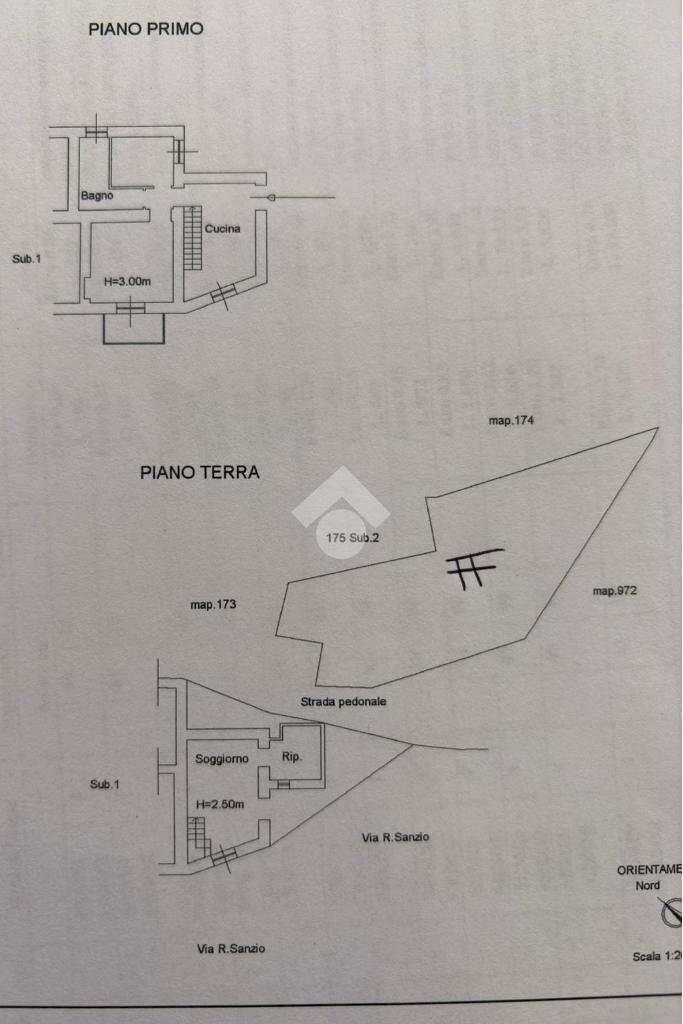Casa semi indipendente Via raffaello sanzio, Sant'Olcese - planimetria 1