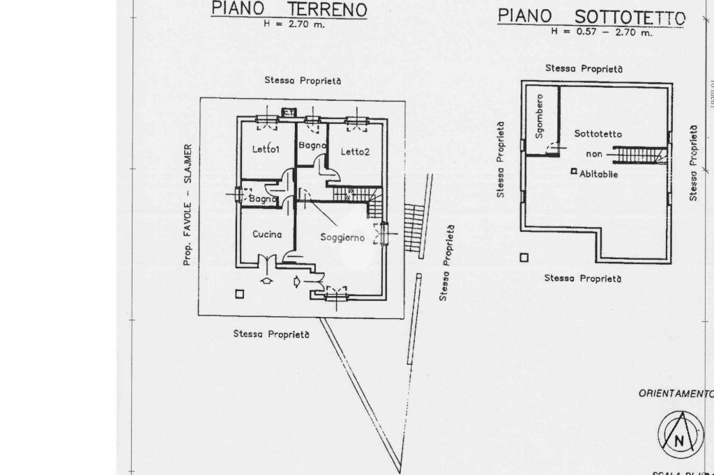 Villa Vicolo salzea, Trofarello - planimetria 1