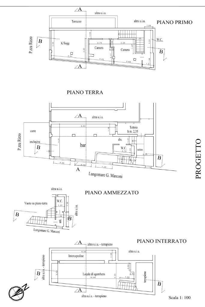 Stabile - Palazzo Via Aurelia, Spotorno - planimetria 1