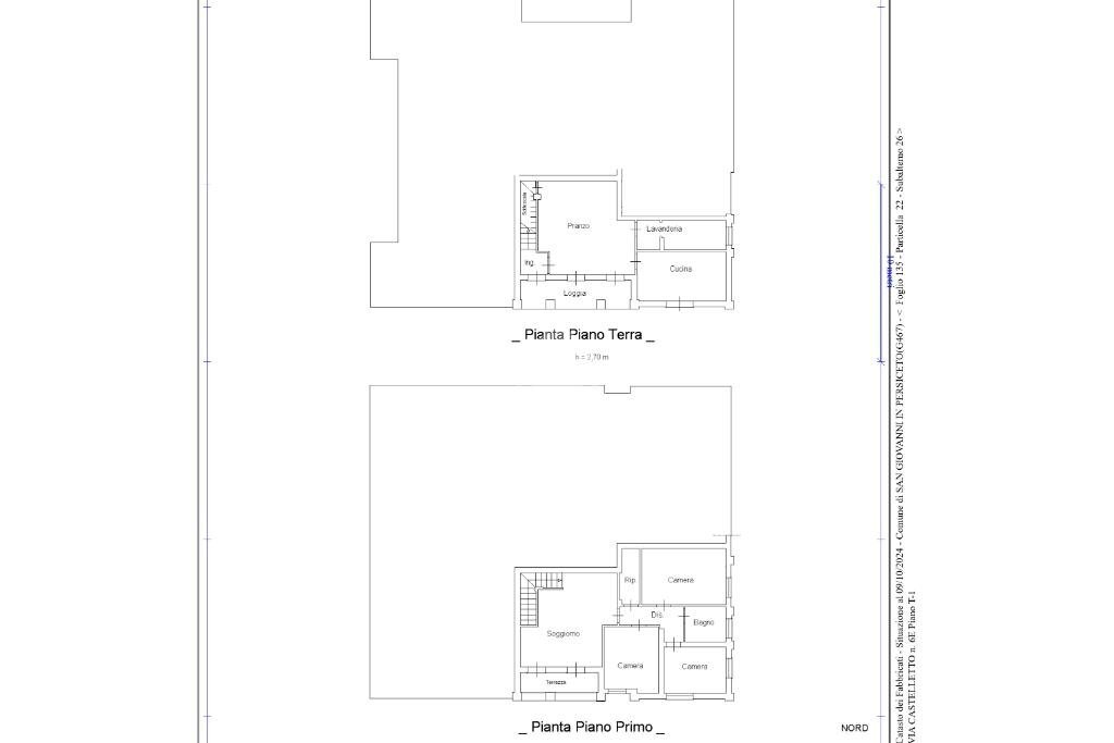Casa semi indipendente San Giovanni In Persiceto, San Giovanni in Persiceto - planimetria 1