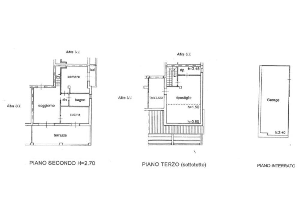 Quadrilocale via roma, Morciano di Romagna - planimetria 1