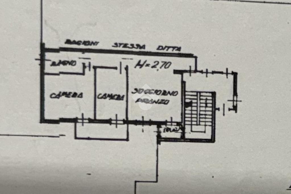 Trilocale Via King, Gattatico - planimetria 1