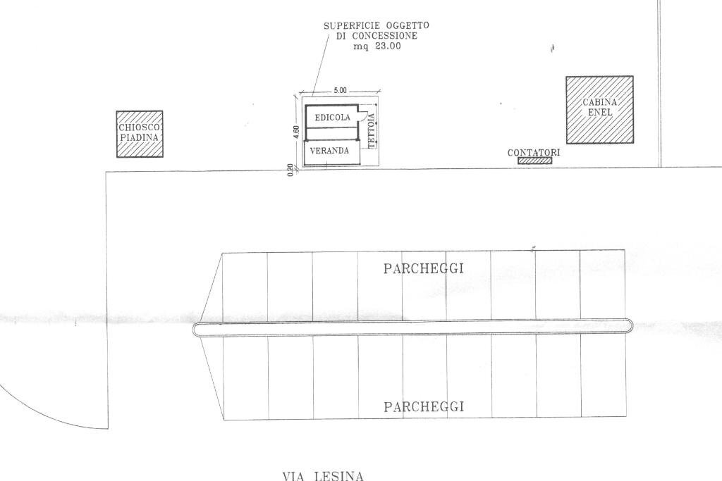 Shop Piazzale Stazione radio, Cervia - floor plans 1