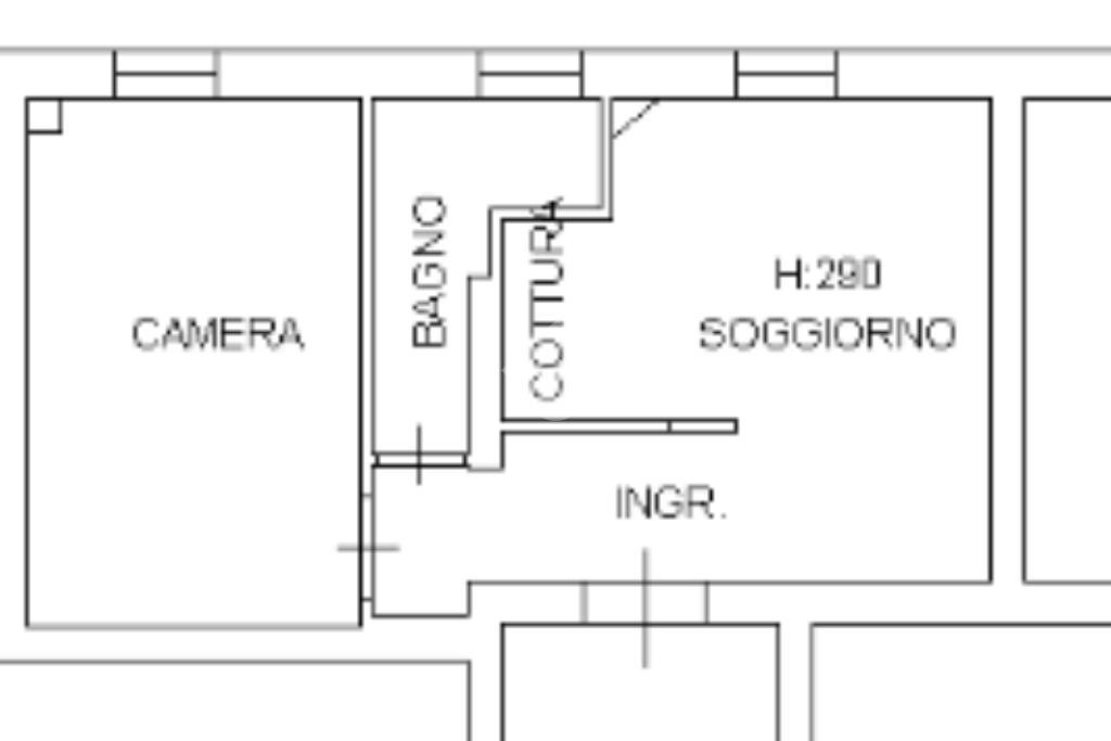 Bilocale Viale dei Mille, Parma - planimetria 1