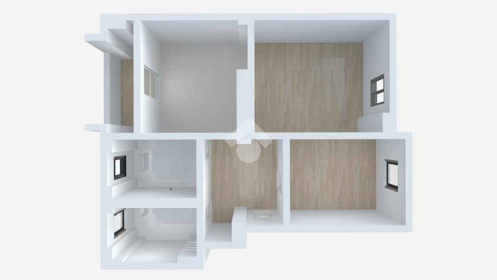 Three-room apartment Viale Edoardo Jenner, Milano (neighborhood Maciachini) - floor plans 1