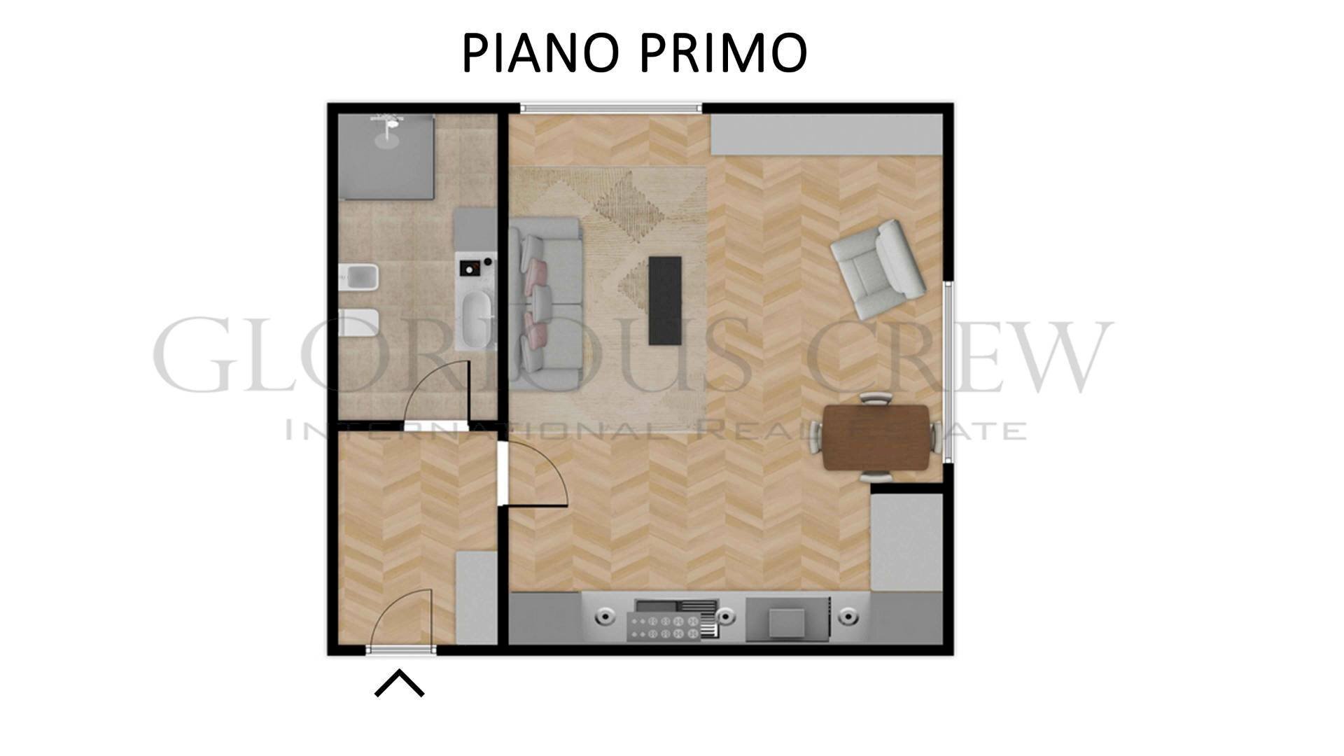Foto 15 - One-room apartment Via Giuseppe Frua, Milano - floor plans 1