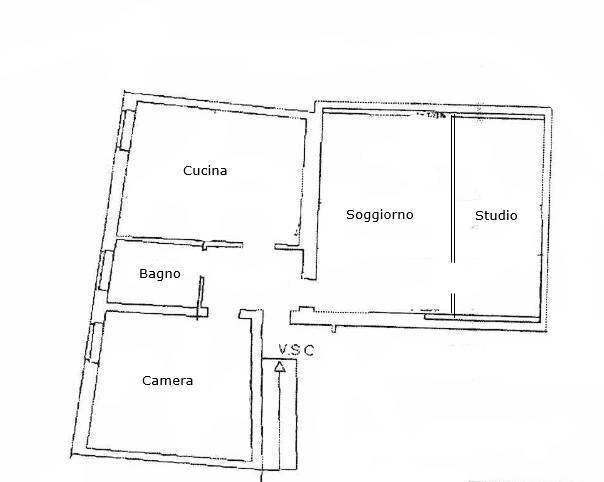 Foto 22 - Appartamento Via Antonio Gramsi, Malnate - planimetria 1