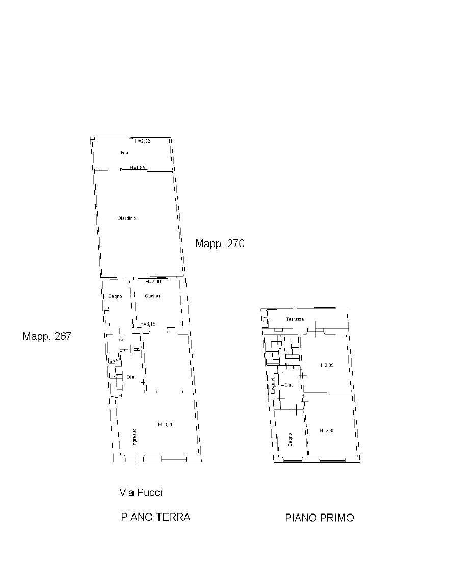 Foto 25 - Independent house via pucci
 
50, Viareggio - floor plans 1
