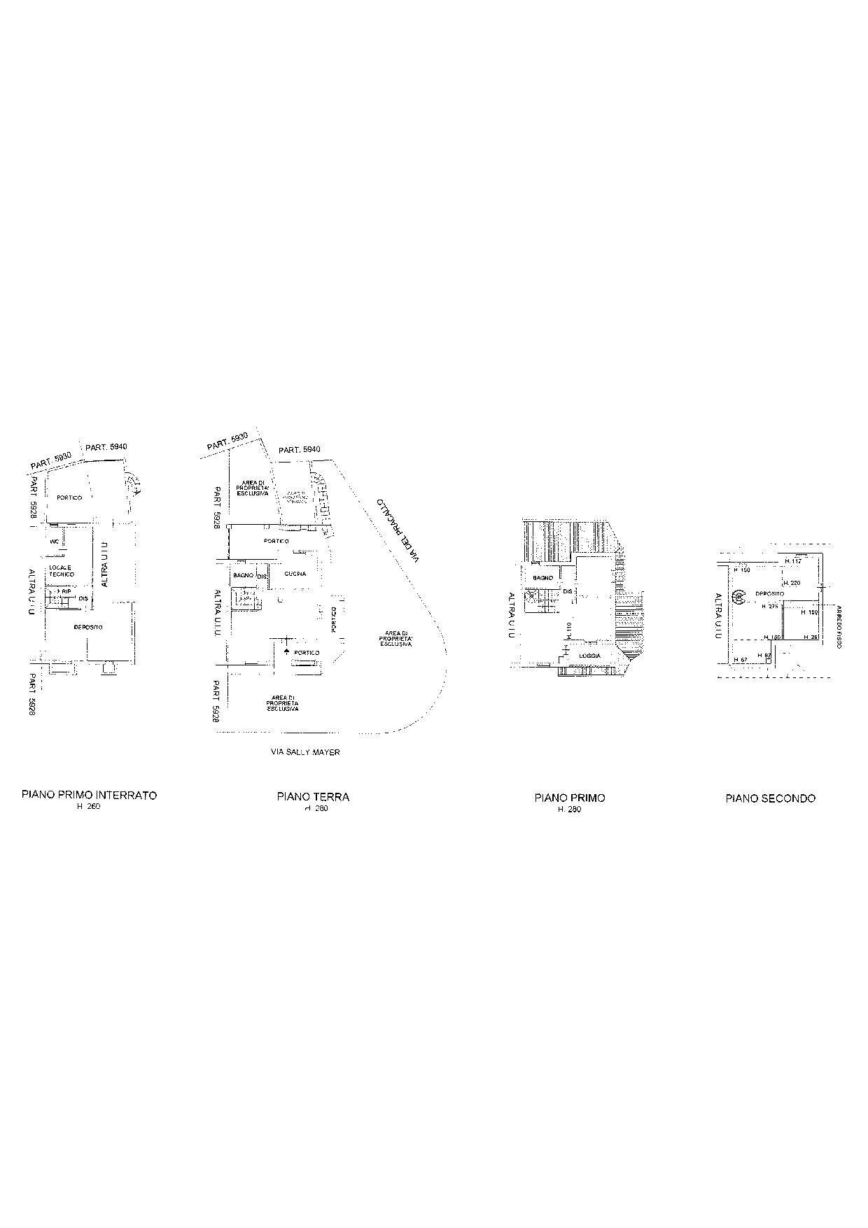 Foto 56 - Villa via mayer
 
2, Tradate - floor plans 1