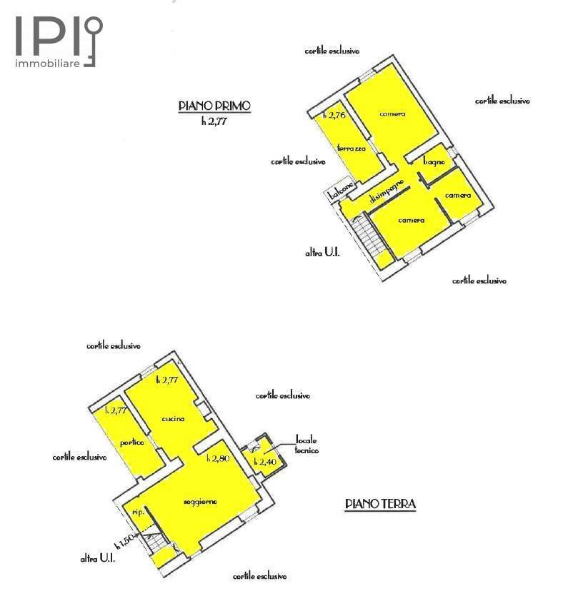 Foto 44 - Villa regione Rosi, Ponti - planimetria 1