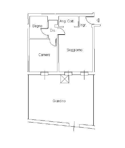 Foto 20 - Two-room apartment Via San Mamete
 
66, Milano - floor plans 1