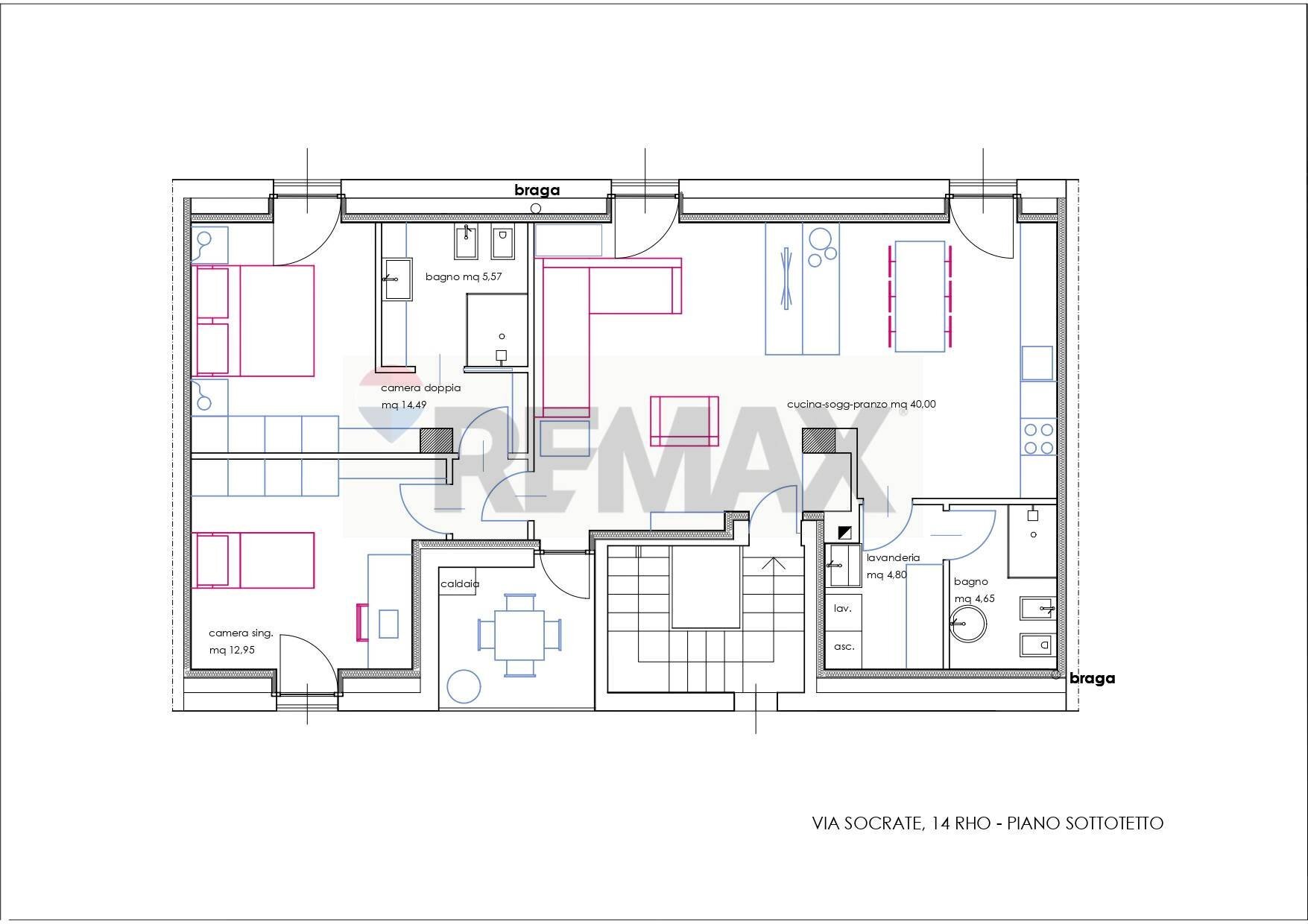 Pianta 2D - Attic Via Socrate
 
14, Rho - floor plans 1