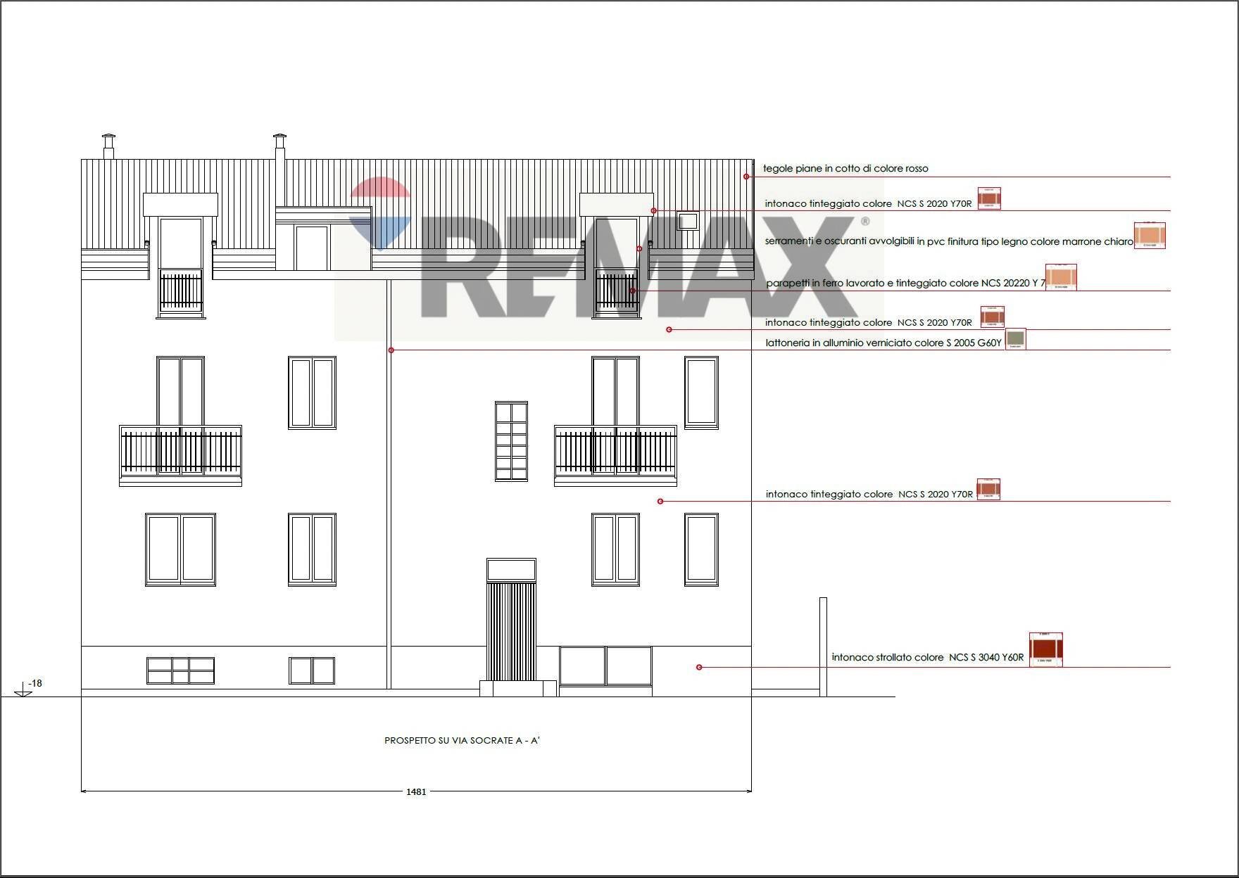PROSPETTO FRONTALE EDIFICIO - Attico Via Socrate
 
14, Rho - foto 1