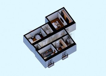 Pianta 3D - Independent house Via Curia
 
20-22, Bitetto - photo 7