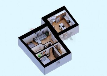 Pianta 3D - Independent house Via Curia
 
20-22, Bitetto - photo 15