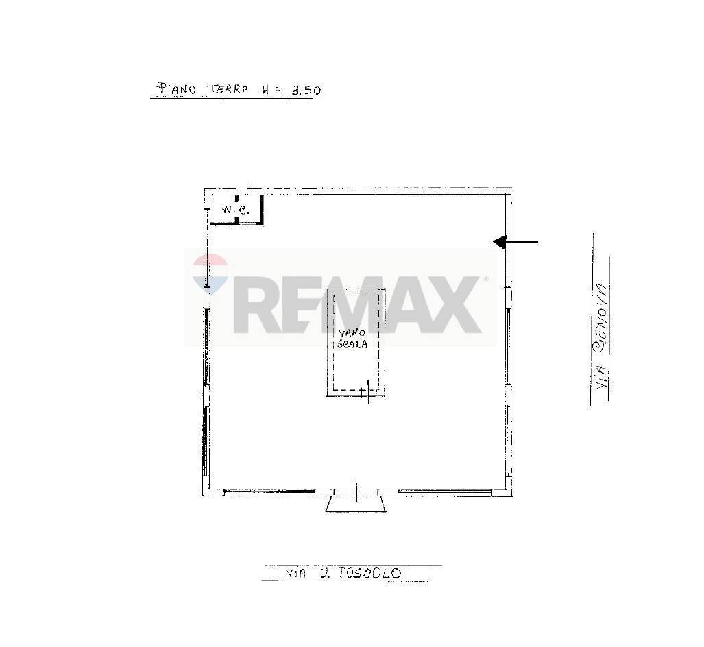 Pianta 2D - Locale Commerciale via ugo foscolo
 
18, Ramacca - planimetria 1