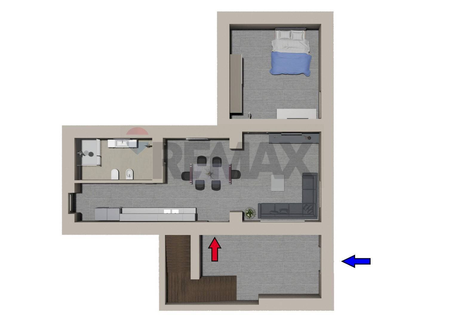 Pianta 2D - Appartamento Scala Santa Maria del Monte
 
25, Caltagirone - foto 3