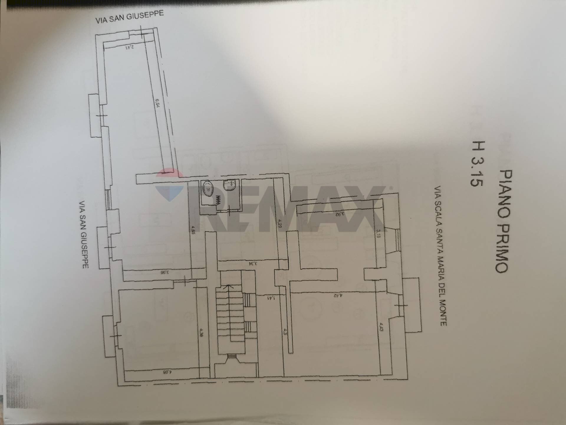 Pianta 2D - Appartamento Scala Santa Maria del Monte
 
25, Caltagirone - planimetria 1