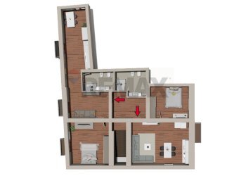 Pianta 2D - Appartamento Scala Santa Maria del Monte
 
25, Caltagirone - foto 2