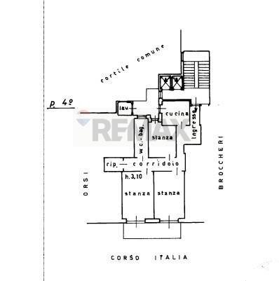 Pianta 2D - Quadrilocale Corso Italia
 
298, Catania - planimetria 1