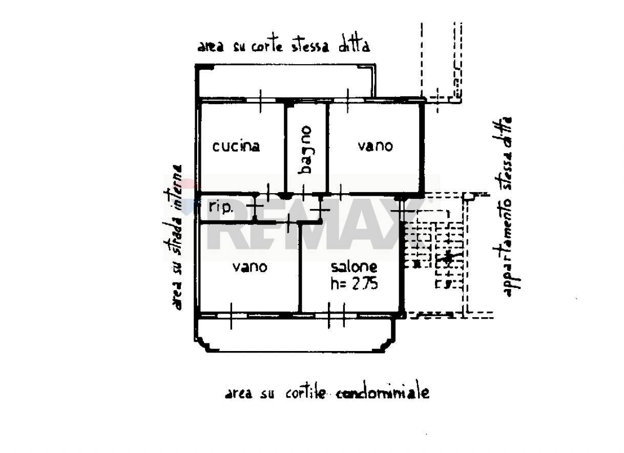 Pianta 2D - Trilocale Via San Girolamo
 
4, Acireale - planimetria 1