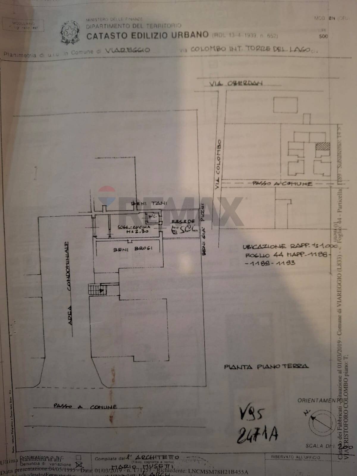 Pianta 2D - One-room apartment Via Borgognini
 
7, Viareggio - floor plans 1