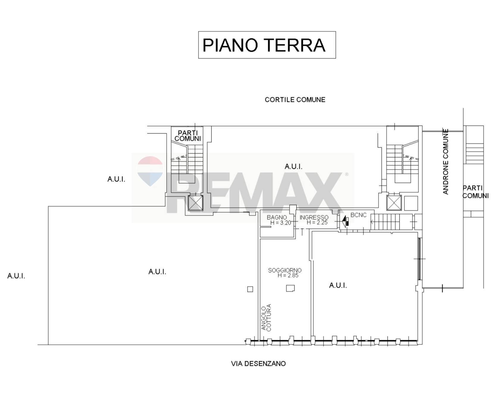 Pianta 2D - One-room apartment via Desenzano
 
14, Milano - floor plans 1