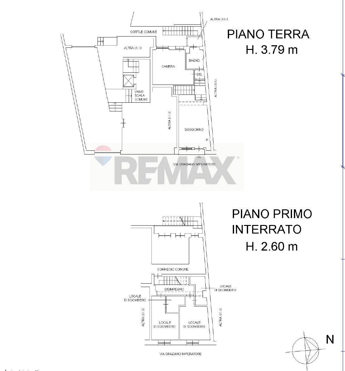 Pianta 2D - Quadrilocale via graziano imperatore
 
39, Milano - planimetria 1