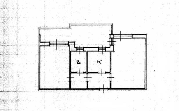 Foto 37 - Bilocale Via Antonio Magarotto, Roma - planimetria 1