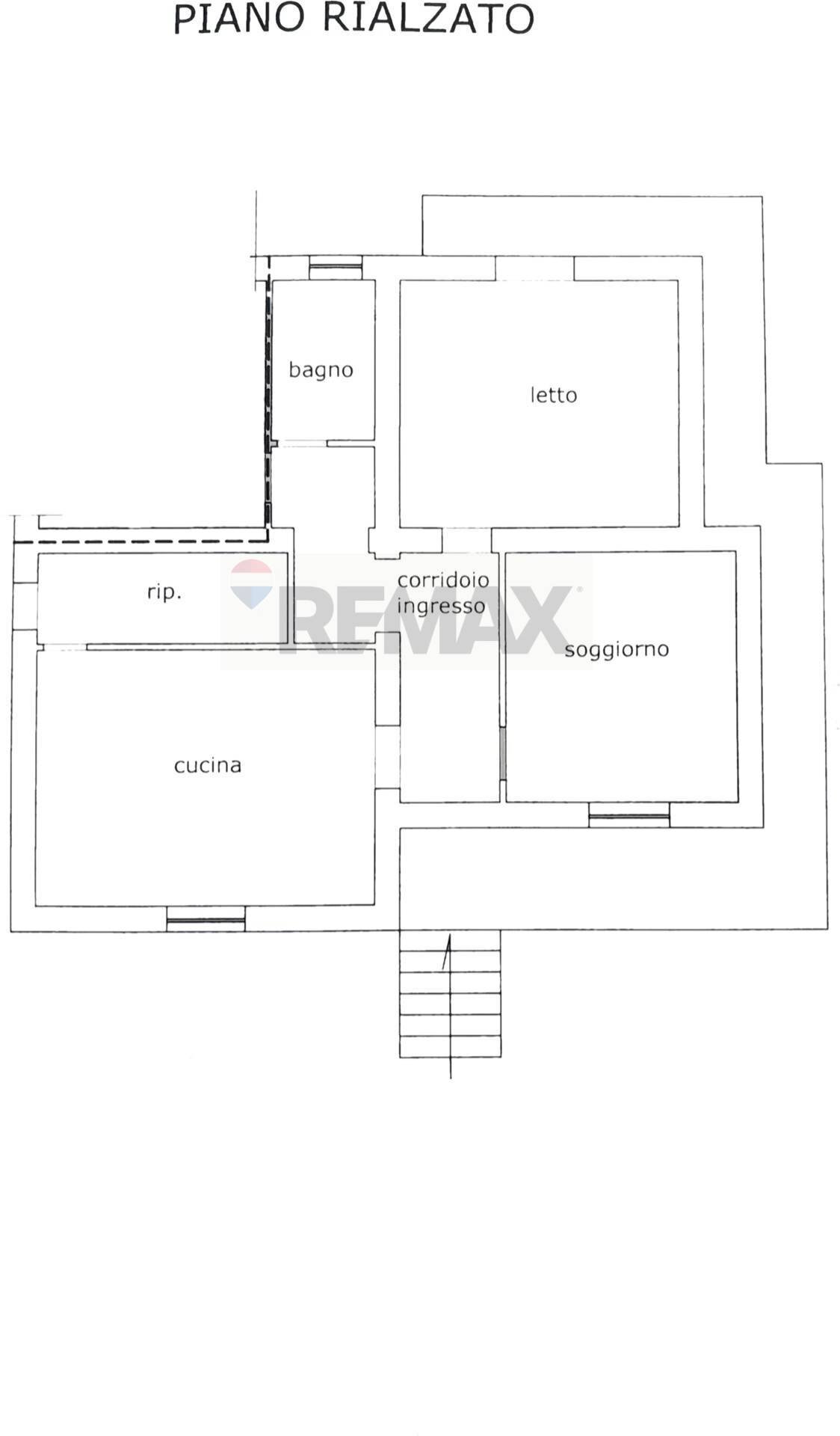 Pianta 2D - Semi-detached house Benevento - floor plans 1