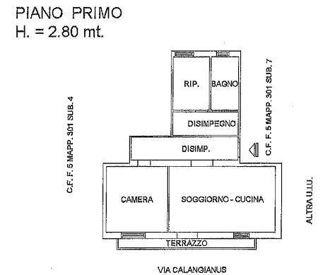 Foto 25 - Three-room apartment VIA CALANGIANUS
 
24, Sant'Antonio di Gallura - floor plans 1