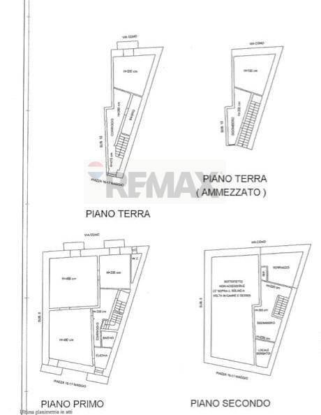 Pianta 2D - Casa indipendente piazza 16-17 maggio 1860, Ragusa - planimetria 1