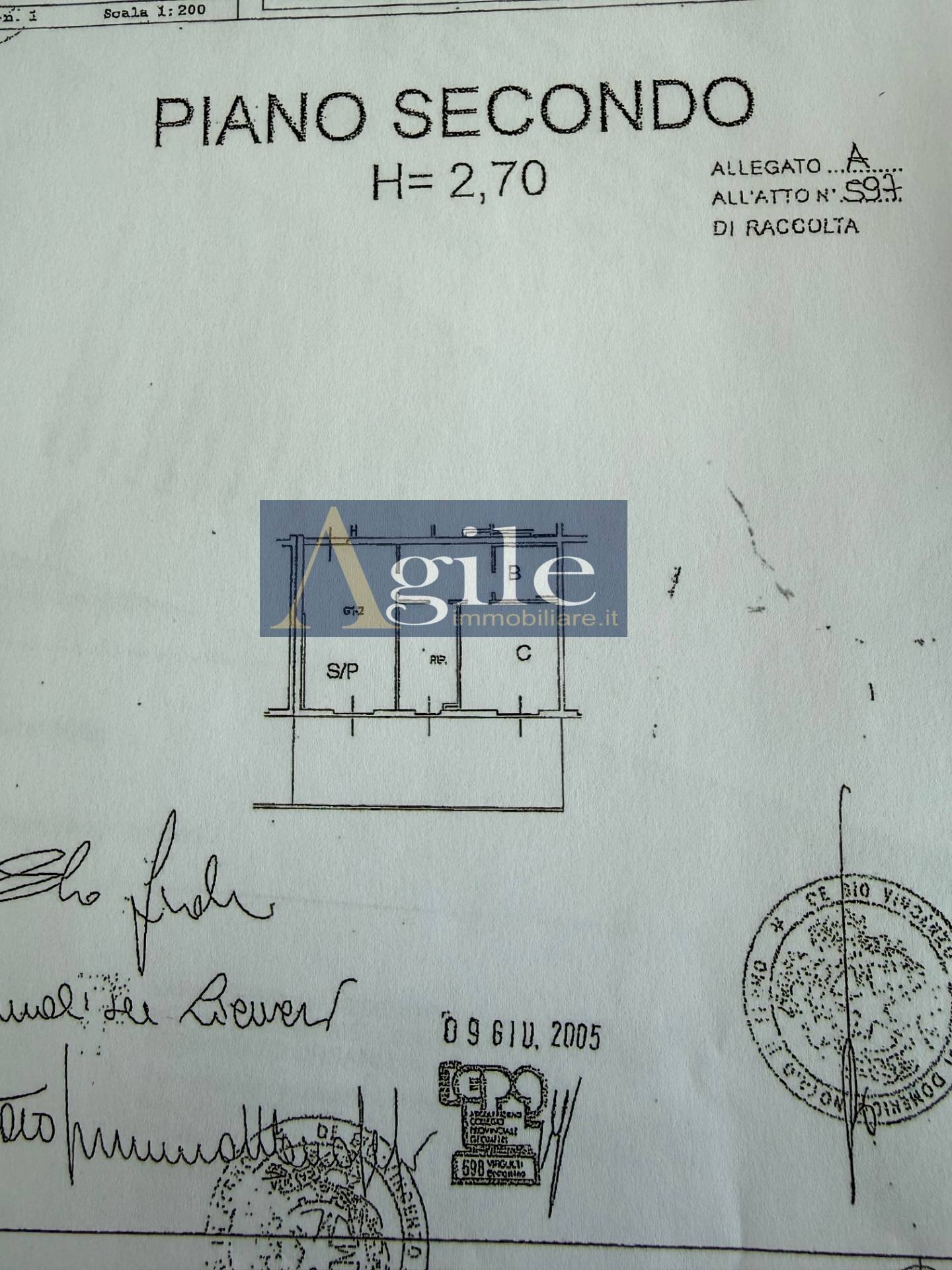 Foto 41 - Three-room apartment piazza costantino rozzi, Folignano - floor plans 1