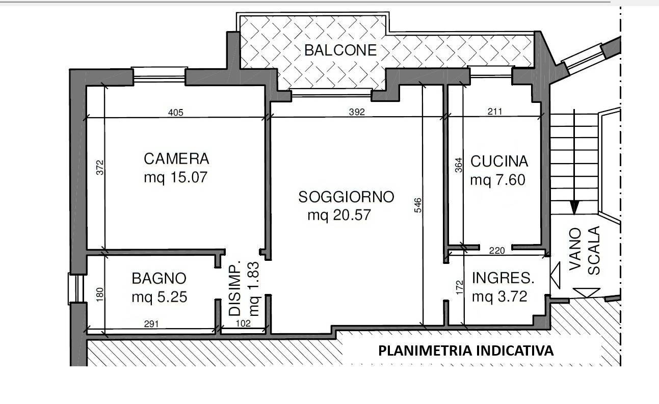 Foto 2 - Trilocale Piazza Verdi
 
1, Finale Ligure - planimetria 1