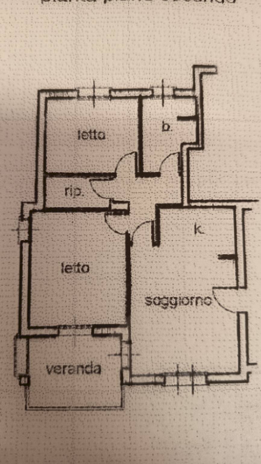 Three-room apartment Sala Bolognese - floor plans 1