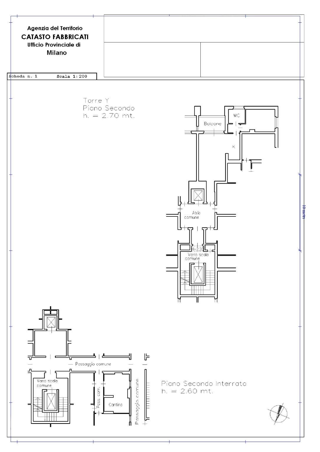 Two-room apartment via Savona, 127, Milano - floor plans 1