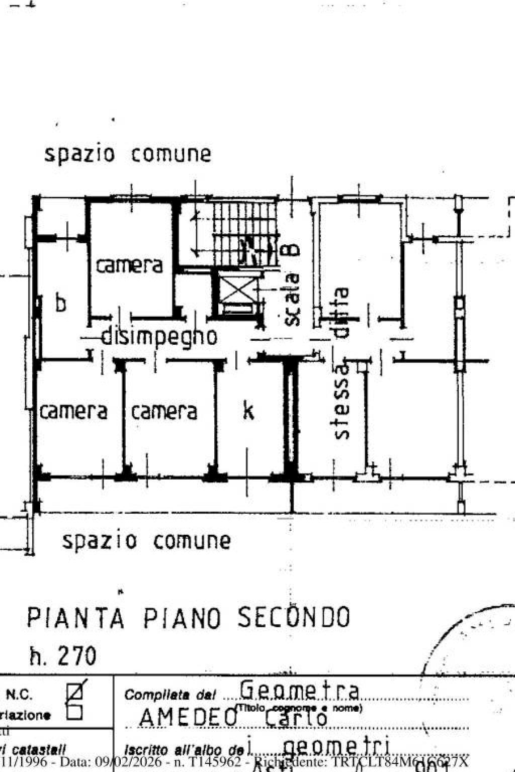 Four-room apartment via Generale Carlo Alberto Dalla Chiesa, 3, Chieri - floor plans 1