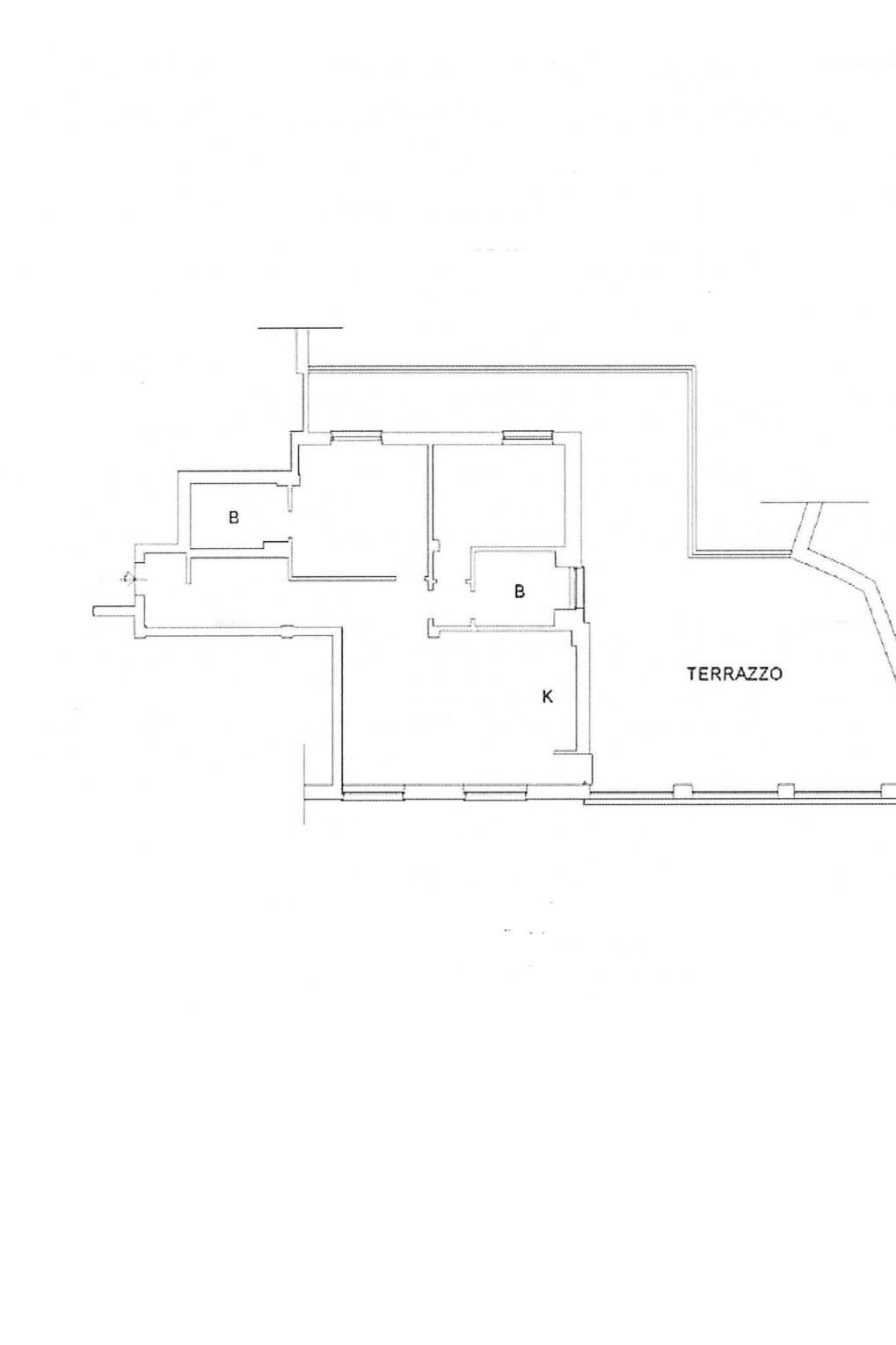 Quadrilocale viale Bernabò Brea, Genova (zona Quarto) - planimetria 1